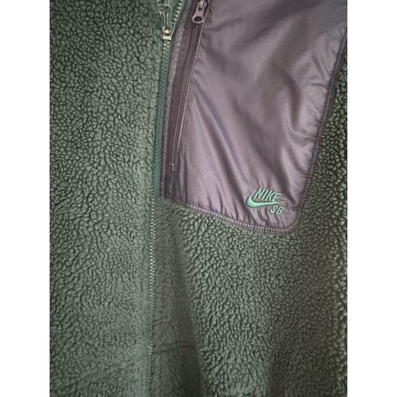 Nike SB - Everett Sherpa Fleece -Full Zip Hooded Jacket Mens XL  Atomic Teal - Picture 3 of 8